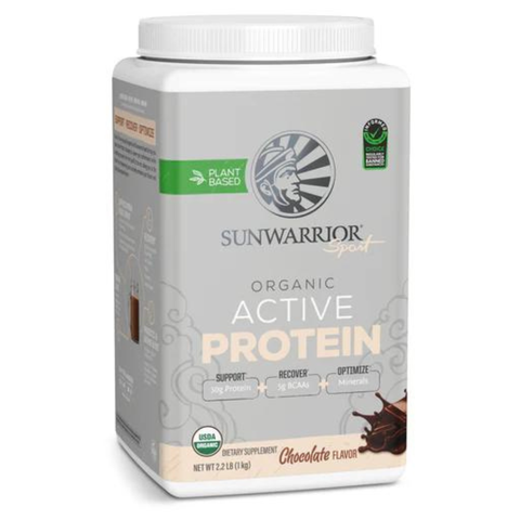 SUNWARRIOR ORGANIC ACTIVE PROTEIN CHOCOLATE / PROTEIN THỰC VẬT HỮU CƠ ( VỊ SÔCÔLA)