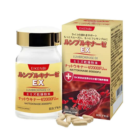 SET QUÀ SỨC KHOẺ TIM MẠCH TẶNG MẸ- EIKENBI LUMBROKINASE EX SKILL