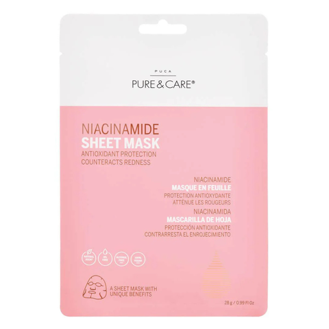 PURE & CARE NIACINAMIDE SHEET MASK / MẶT NẠ LÀM SÁNG VÀ CHỐNG OXY HÓA