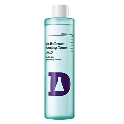 DR.DIFFERENT SCALING TONER PH.D / TONER CÂN BẰNG ĐỘ PH TẨY DA CHẾT DỊU NHẸ