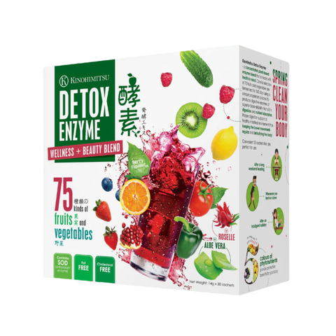 KINOHIMITSU DETOX ENZYME / BỘT UỐNG THẢI ĐỘC, KIỂM SOÁT CÂN NẶNG