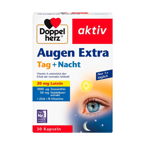 DOPPELHERZ AUGEN EXTRA TAG+NACHT / THUỐC UỐNG BỔ MẮT