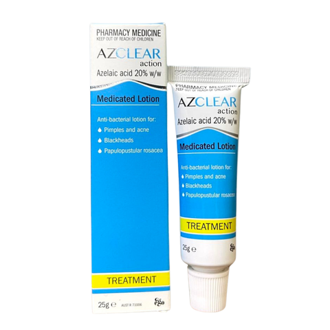 AZCLEAR ACTION AZELAIC ACID 20% 25g / KEM DƯỠNG GIẢM MỤN, MỜ THÂM