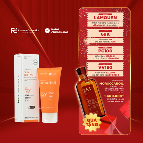 INNOAESTHETICS INNO-DERMA SUN DEFENSE SPF 50+/ KEM CHỐNG NẮNG PHỔ RỘNG NHẸ INNOAESTHETICS INNO-DERMA SUN DEFENSE SPF 50+