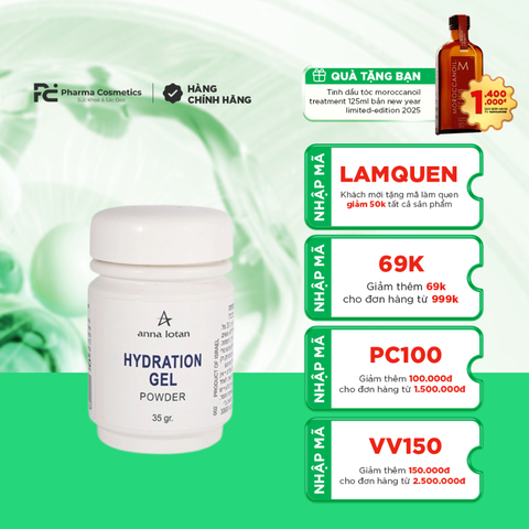 ANNA LOTAN HYDRATION GEL POWDER / BỘT Ủ MỤN
