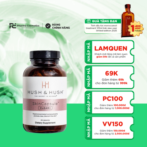 ( DATE 12/2026 ) SkinCapsule CLEAR +/ Viên uống dành cho da dầu mụn