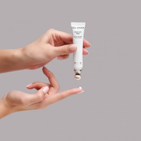 SWISS LINE CS MAGIC EYES MASK 5% NIACINAMIDE / MẶT NẠ MẮT DÀNH CHO DA KHÔ NHĂN & NHÃO XỆ ( 20ML)