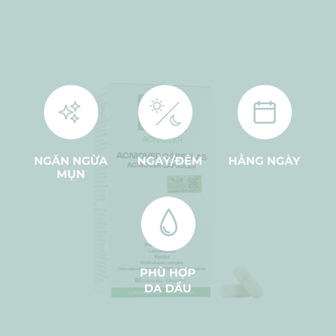 MARTIDERM ACNIOVER CAPSULES / VIÊN UỐNG NGĂN NGỪA MỤN