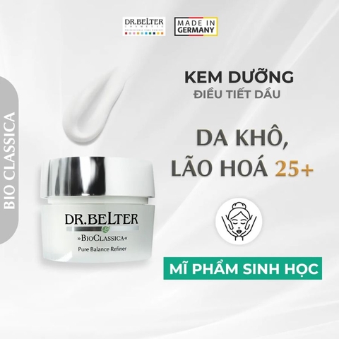 DR.BELTER BIO - CLASSICA PURE BALANCE REFINER/ KEM DƯỠNG ĐIỀU TIẾT DẦU THU NHỎ LỖ CHÂN LÔNG CHO DA 25+ DR.BELTER BIO - CLASSICA PURE BALANCE REFINER