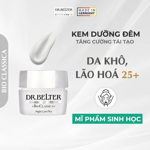 DR.BELTER BIO CLASSICA NIGHT CARE PLUS/ KEM PHỤC HỒI BAN ĐÊM CHO DA THIẾU DƯỠNG CHẤT DR.BELTER BIO CLASSICA NIGHT CARE PLUS