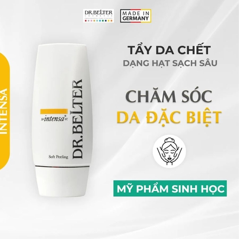 DR.BELTER INTENSA SOFT PEELING / GEL TẨY DA CHẾT CÓ HẠT DÀNH CHO DA THƯỜNG, DA KHỎE