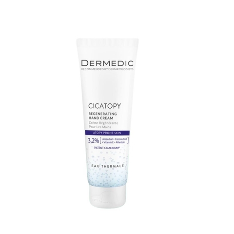 DERMEDIC CICATOPY REGENERATING HAND CREAM: Dưỡng Tay Phục Hồi & Bảo Vệ Da Tay Nhạy Cảm, Khô Mẩn