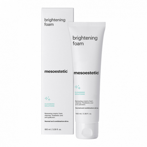 Mesoestetic Brightening Foam: Sữa Rửa Mặt Dạng Kem Giúp Làm Sáng, Tái Tạo Và Bảo Vệ Da