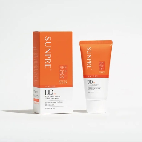 MONA FREMA SUNPRE HIGH PROTECTION DD FACIAL GEL SPF 50+ PA++++ 60ML/ KEM CHỐNG NẮNG CÓ MÀU NỀN