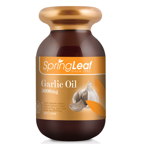 SPRINGLEAF GARLIC OIL / VIÊN UỐNG GIẢM TRIỆU CHỨNG CẢM CÚM, CẢM LẠNH, TĂNG MIỄN DỊCH