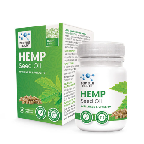 DEEP BLUE HEALTH HEMP SEED OIL / VIÊN UỐNG TINH DẦU HẠT GAI DẦU