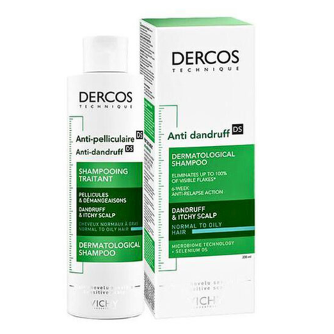 DERCOS ANTI-PELLICULAIRE DS SHAMPOOING TRAITANT / DẦU GỘI LÀM SẠCH DÀNH CHO DA ĐẦU DẦU