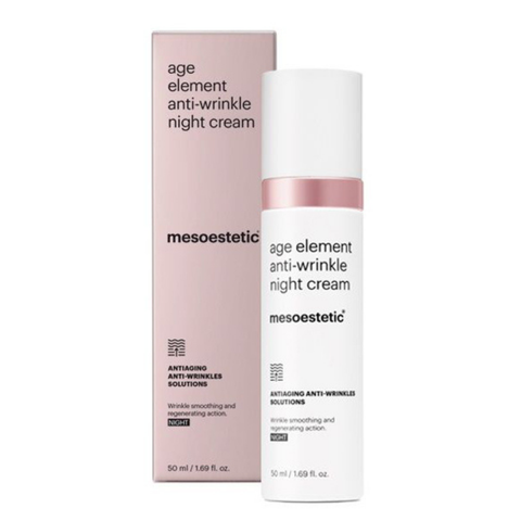 Mesoestetic Age Element Anti-Wrinkle Night Cream: Kem Dưỡng Đêm Chuyên Sâu Tái Cấu Trúc & Xóa Mờ Nếp Nhăn