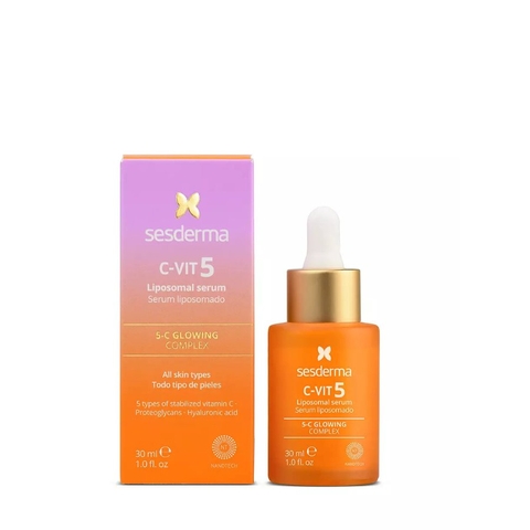 SENSYSES C-VIT 5 VITAMIN LIPOSOMAL SERUM: Tinh Chất Phức Hợp 5 Loại Vitamin C - Chống Oxy Hóa & Làm Sáng Da Vượt Trội