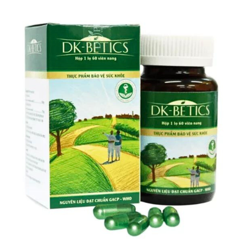 DKPHARMA DK – BETICS ( TIỂU ĐƯỜNG) / VIÊN UỐNG HỖ TRỢ GIẢM ĐƯỜNG HUYẾT VÀ MỠ MÁU, GIẢM NGUY CƠ BIẾN CHỨNG