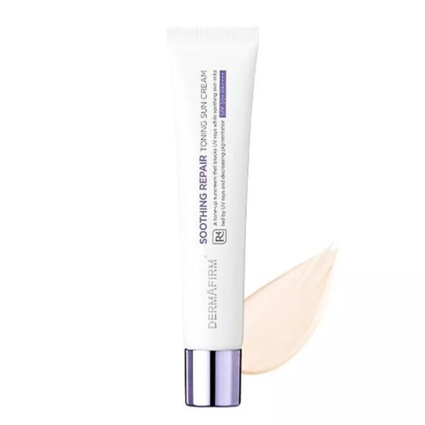 DERMAFIRM SOOTHING REPAIR TONING SUN CREAM R4 / KEM CHỐNG NẮNG CHO DA NHẠY CẢM