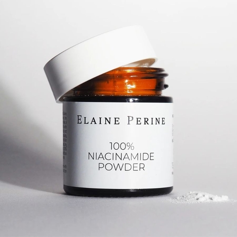 ELAINE PERINE 100% NIACINAMIDE POWDER - Bột Vitamin B3 Tinh Khiết Phục Hồi & Kiểm Soát Dầu
