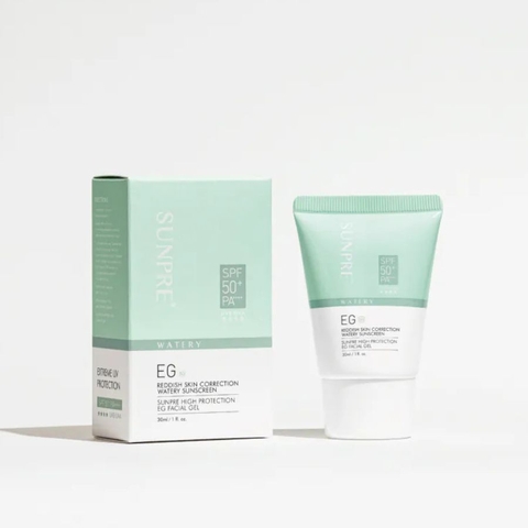 MONA FREMA SUNPRE EG FACIAL GEL: Kem Chống Nắng Dạng Gel Cho Da Mụn & Nhạy Cảm - Chống Nắng & Che Phủ Hoàn Hảo