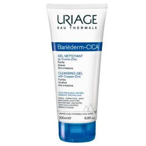 URIAGE BARIEDERM CICA-GEL NETTOYANT / GEL LÀM SẠCH CHO DA KÍCH ỨNG