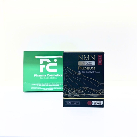 NMN 21600 PREMIUM THE BEST QUALITY OF JAPAN / VIÊN UỐNG NMN PREMIUM 21600 NHẬT BẢN – TRẺ HÓA TẾ BÀO, ĐẨY LÙI LÃO HÓA