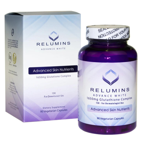 RELUMINS ADVANCE WHITE 1650g Glutathione Complex/ VIÊN UỐNG SÁNG DA