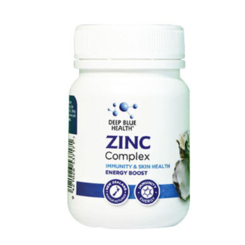 DEEP BLUE HEALTH ZINC COMPLEX / VIÊN UỐNG KẼM TĂNG CƯỜNG ĐỀ KHÁNG, TRỊ MỤN
