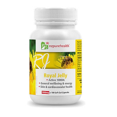 NZ PURE HEALTH ROYAL JELLY / VIÊN UỐNG ĐẸP DA SỮA ONG CHÚA