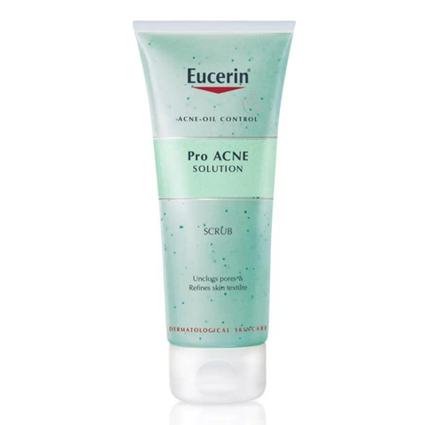 EUCERIN PRO ACNE SOLUTION SCRUB / TẨY TẾ BÀO CHẾT CHO DA NHỜN, MỤN
