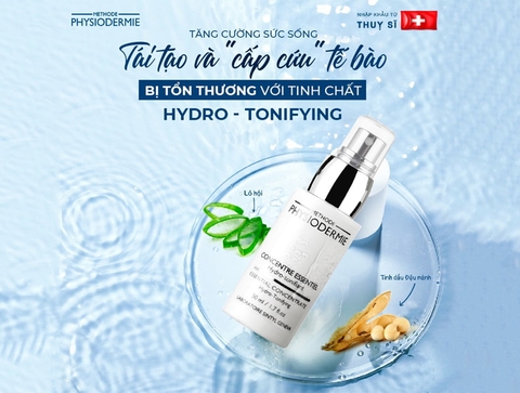 METHODE PHYSIODERMIE ESSENTIAL CONCENTRATE HYDRO-TONIFYING – Tinh Chất Xịt Hỗ Trợ Cấp ẨM Sâu, Tăng Độ Đàn Hồi Và Săn Chắc Da