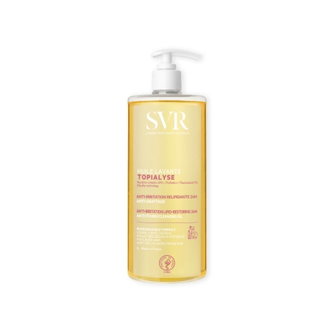 SVR TOPIALYSE HUILE LAVANTE MICELLAIRE 200ML/ SỮA TẮM LÀM SẠCH, DƯỠNG ẨM DÀNH CHO DA KHÔ SVR TOPIALYSE HUILE LAVANTE MICELLAIRE 200ML