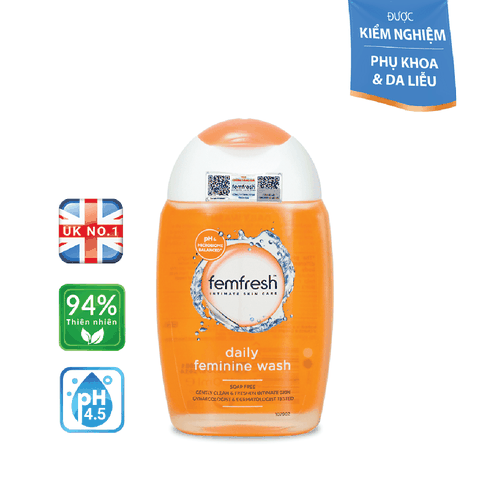 FEMFRESH DAILY WASH / DUNG DỊCH VỆ SINH PHỤ NỮ CAO CẤP HẰNG NGÀY ( 150ML)