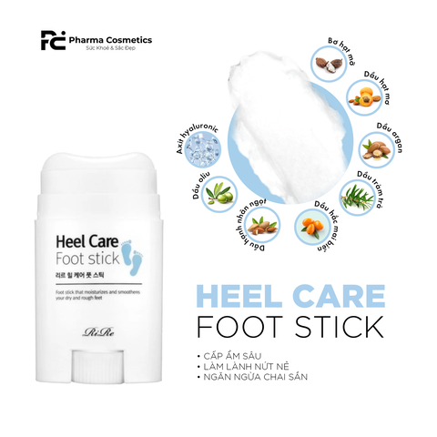 HEEL CARE FOOT STICK / THANH LĂN DẠNG THỎI CHĂM SÓC GÓT CHÂN, GIÚP LÀM MỀM VÀ GIẢM NỨT NẺ GÓT CHÂN