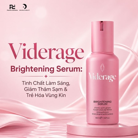 Viderage Brightening Serum: Tinh Chất Làm Sáng, Giảm Thâm Sạm & Trẻ Hóa Vùng Kín Cao Cấp