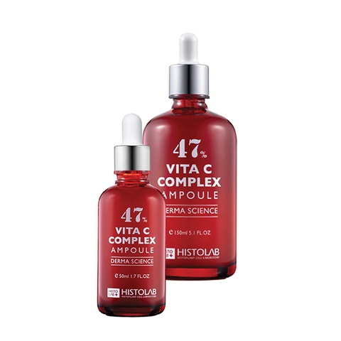HISTOLAB VITA C COMPLEX AMPOULE 47%: Tinh Chất Dưỡng Trắng & Chống Oxy Hóa, Cho Làn Da Sáng Khỏe Rạng Ngời