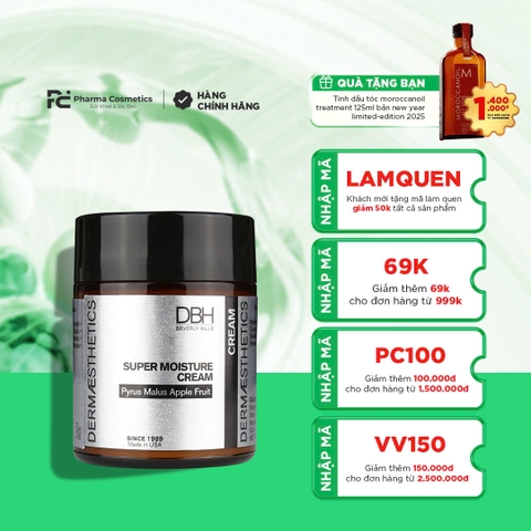 DBH SUPER MOISTURE CREAM / KEM DƯỠNG SIÊU DƯỠNG ẨM, CHỐNG OXI HÓA 120ml