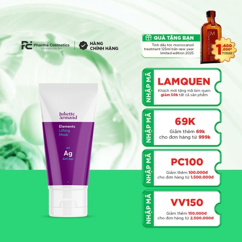 JULIETTE ARMAND ELEMENTS LIFTING MASK: Mặt Nạ Nâng Cơ & Săn Chắc Tức Thì Cho Làn Da