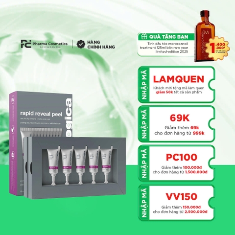 DERMALOGICA RAPID REVEAL PEEL: Peel Tại Nhà Giảm Nếp Nhăn, Cho Làn Da Sáng Mịn
