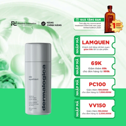 DERMALOGICA DAILY SUPERFOLIANT: Tẩy Tế Bào Chết Hằng Ngày – Thanh Lọc & Chống Lão Hóa Do Ô Nhiễm