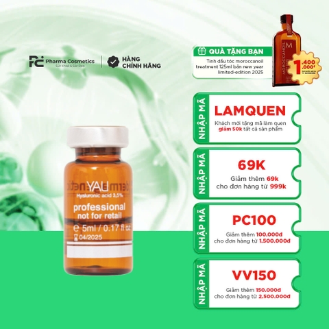 Kismet YALI Meso: Tinh Chất Cấp Ẩm & Căng Bóng, Tái Tạo Làn Da Chuẩn Y Khoa