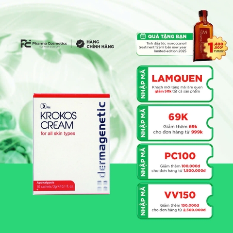 KISMET KROKOS CREAM: Kem Peel Tái Tạo & Trẻ Hóa Da Chuyên Sâu