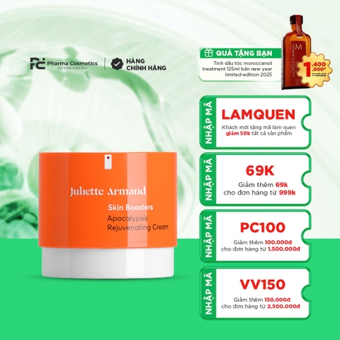 JULIETTE ARMAND APOCALYPSIS REJUVENATING CREAM: Kem Tái Tạo & Phục Hồi Chuyên Sâu, Cải Thiện Sẹo & Nếp Nhăn