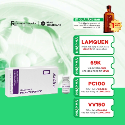 SKINCLINIC VIAL MELANYC PEPTIDE: Tinh Chất Sáng Da, Mờ Nám & Chống Lão Hóa Chuyên Sâu
