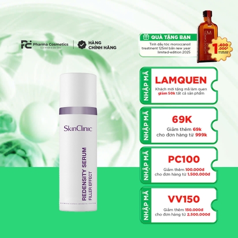 SKINCLINIC REDENSITY SERUM: Tinh Chất Phục Hồi Mật Độ, Làm Đầy & Cấp Ẩm Chuyên Sâu