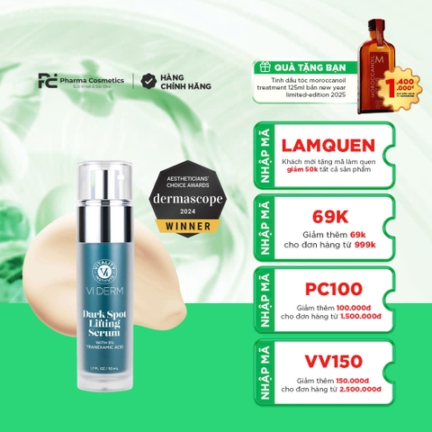 VI DERM DARK SPOT LIFTING SERUM: Tinh Chất Làm Mờ Thâm Nám, Dưỡng Da Sáng & Đều Màu