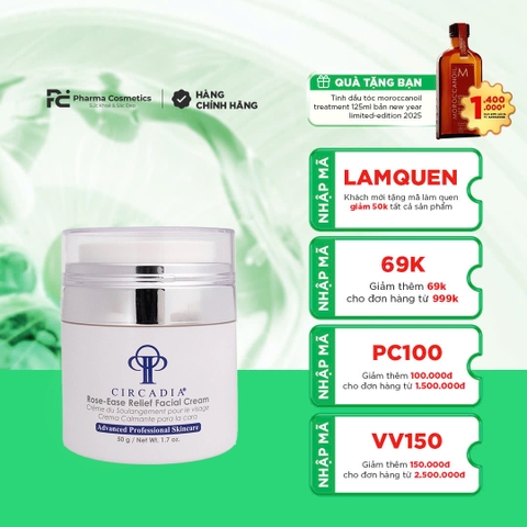 CIRCADIA ROSE-EASE RELIEF CREAM: Giải Pháp Dịu Nhẹ Cho Làn Da Nhạy Cảm & Rosacea
